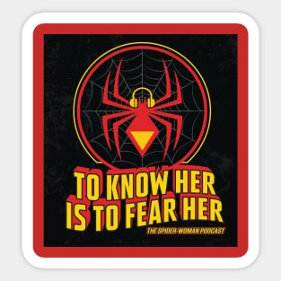 COLLECTIVE LIMITED EDITION: Official To Know Her Is To Fear Her Logo Sticker